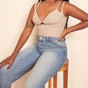 Reformation Linen Gemini Top